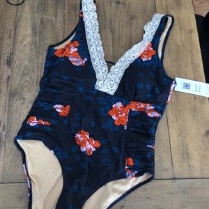 Brand new bathing suit with sexy lace top!